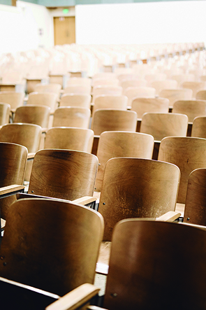 imatge parcial de un auditorio