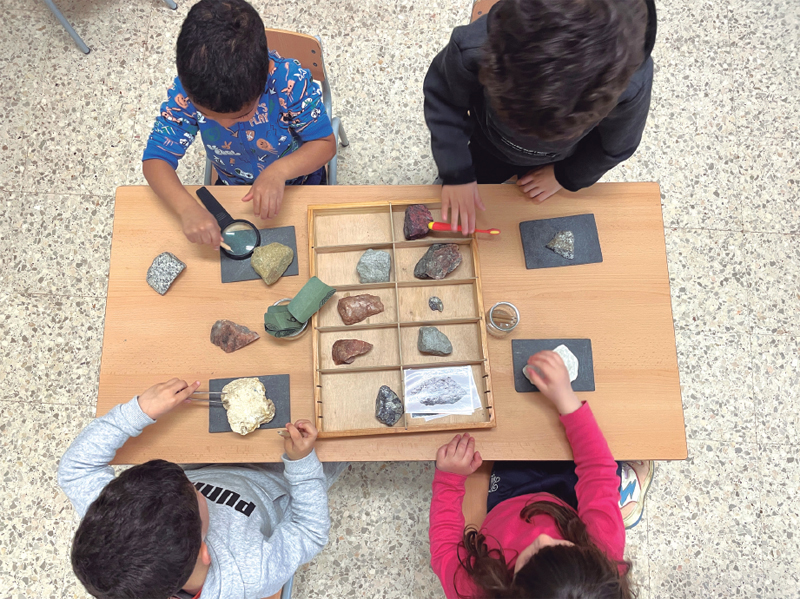 Espai científic de l’aula de 4 anys. Escola Doctor Joaquim Salarich (Vic)