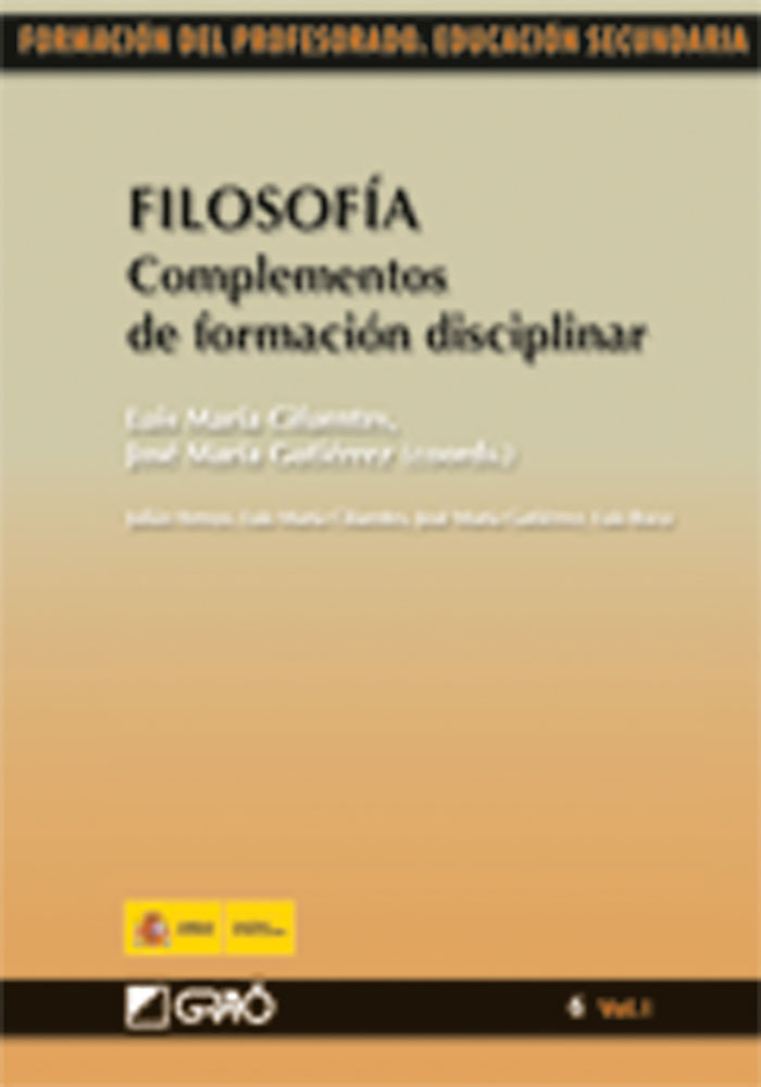 Filosofía. Complementos de formación disciplinar